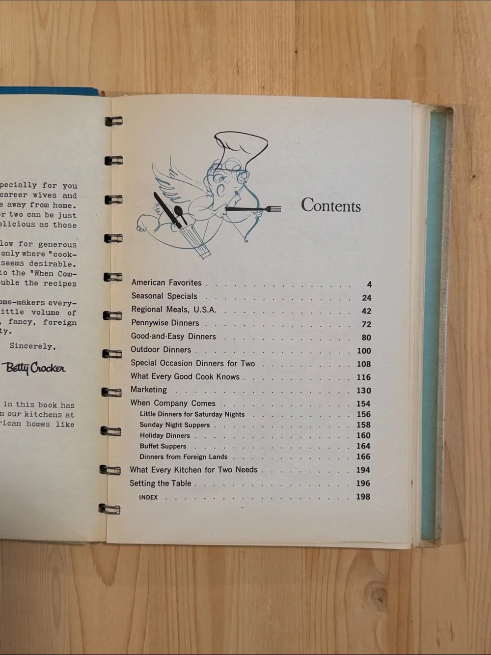 Betty Crocker’s Dinner For Two Cook Book Vintage 1958 First Edition recipes